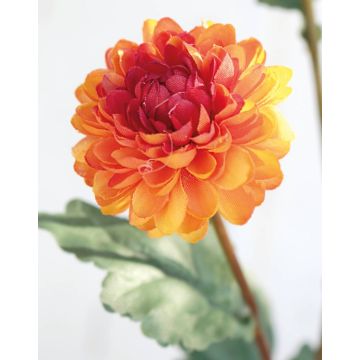 Textil Chrysantheme RYON, orange, 70cm, Ø3-5cm