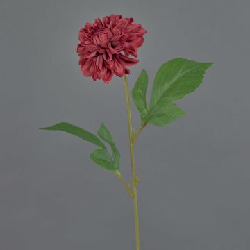 Kunstblume Dahlie WANRU, dunkelrot, 50cm, Ø9cm