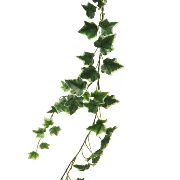 Kunstgirlande Efeu LANSHUO, grün-weiß, 180cm