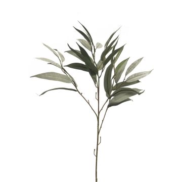 Kunstzweig Mango WENLIAN, grün-grau, 75cm