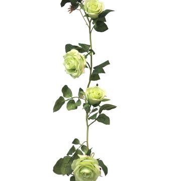 Dekoblumen Girlande Rose KAILIN, hellgrün, 145cm