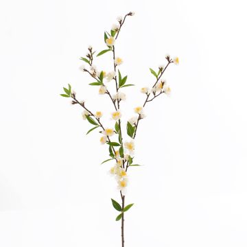 Deko Kirschblütenzweig KATHRIN, blühend, weiß, 65cm