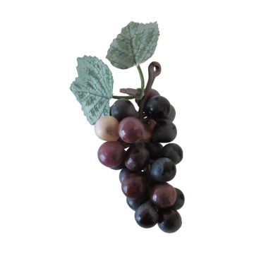 Kunst Obst Weintrauben SHEBEI, schwarz-violett, 8cm, Ø4cm