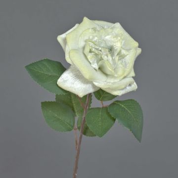 Textil Rose YUFAN, creme, 45cm, Ø13cm