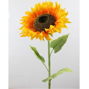 Textilblume Sonnenblume BELITA, gelb-orange, 105cm, Ø27cm