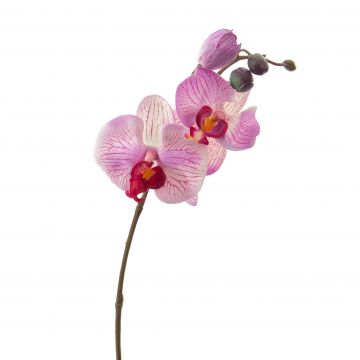Künstlicher Phalaenopsis Orchideen Zweig VANESSA, rosa-pink, 30cm