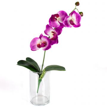 Deko Phalaenopsis Orchidee MADOU, Stecker, pink, 40cm