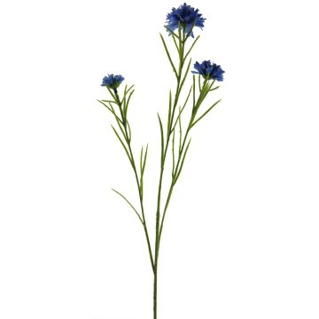 Dekoblumen Zweig Kornblume NAWEN, blau, 65cm