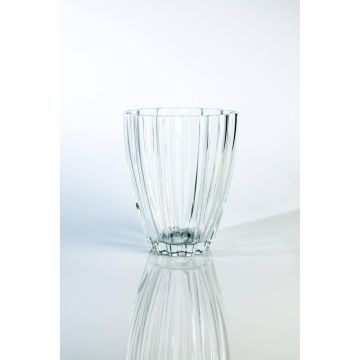 Tischvase BEA aus Glas, klar, 17cm, Ø14cm