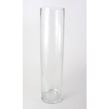 Glas Bodenvase Zylinder SANSA AIR, klar, 80cm, Ø20cm