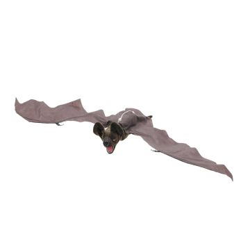 Halloween Tier Vampir Fledermaus VAMPY mit schaurigem Lachen / Bewegungsfunktion, LEDs, 90cm