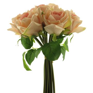 Dekoblumenstrauß Rose LANXIA, rosa, 25cm