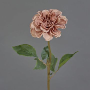 Kunstblume Dahlie BREDANA, altrosa, 60cm, Ø11cm