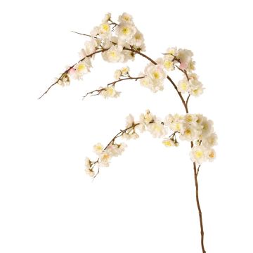 Kunst Japanische Zierkirsche ZORYA mit Blüten, creme-rosa, 125cm
