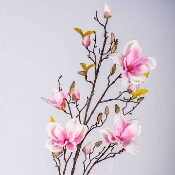 Kunst Magnolie LILO, pink-weiß, 110cm, Ø5-9cm