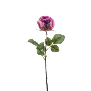 Textil Blume Rose POPI, violett-grün, 55cm