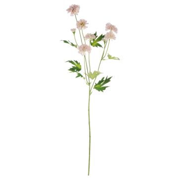 Textilblumenzweig Chrysantheme REINHARDA, rosa-weiß, 65cm