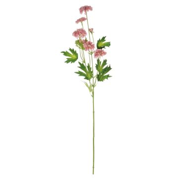 Textilblumenzweig Chrysantheme REINHARDA, altrosa, 65cm