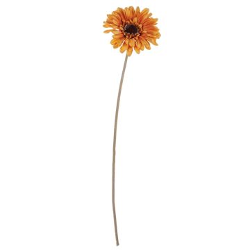 Dekoblume Gerbera TUNGUSKA, Trockenoptik, orange, 50cm