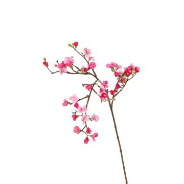 Deko Apfelblütenzweig SADAKA mit Blüten, pink-rosa, 100cm