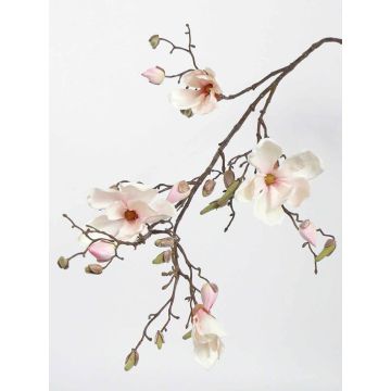 Kunst Magnolie LORA, weiß-rosa, 110cm, Ø10-12cm