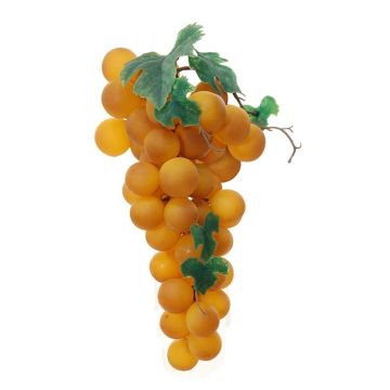 Plastik Obst Weintrauben AMANY, orange-gelb, 30cm, Ø15cm