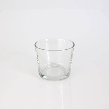 Maxi Teelichtglas ALENA, klar, 8,5cm, Ø10cm
