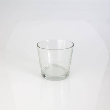 Glasübertopf ALENA, klar, 10,5cm, Ø11,5cm
