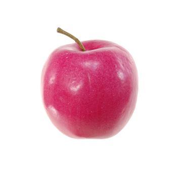 Deko Obst Apfel HENNY, pink-rot, 8cm, Ø8,5cm