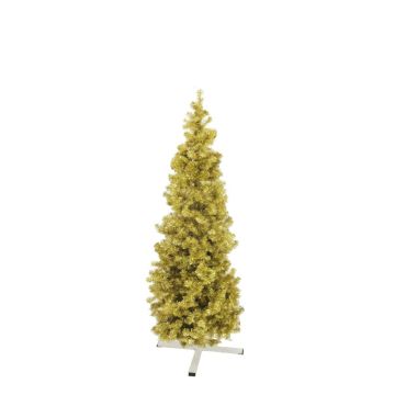 Kunst Tannenbaum CHRISTOBAL, metallic-gold, 180cm, Ø65cm
