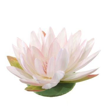 Kunst Lotusblüte SUADO, schwimmend, zartrosa, 6cm, Ø15cm
