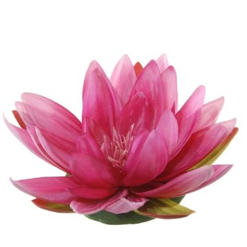 Kunst Lotusblüte SUADO, schwimmend, pink, 6cm, Ø15cm