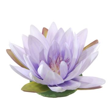 Kunst Lotusblüte SUADO, schwimmend, lila, 6cm, Ø15cm