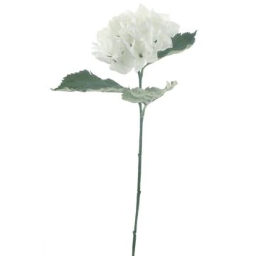 Künstliche Blume Hortensie GUNILLA, Eco Collection, weiß-lila, 60cm, Ø12cm