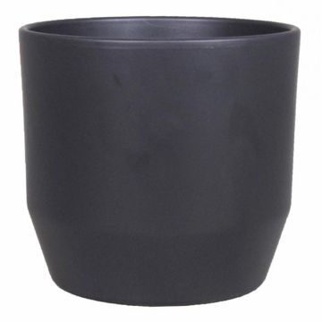 Keramik Blumentopf LENAS, anthrazit-matt, 20,7cm, Ø21,5cm