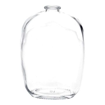 Glas Meplatflasche PAISANTO, klar, 7,5x3,5x11cm