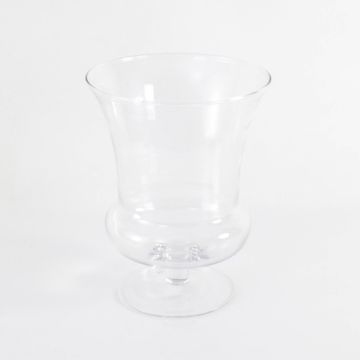 Pokalvase CATANIA aus Glas, klar, 29,5cm, Ø23cm