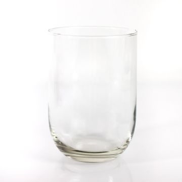 Glas Tisch Vase MARISA, klar, 20cm, Ø13,5cm