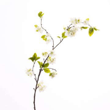 Deko Kirschblütenzweig VALESKA, blühend, weiß, 105cm