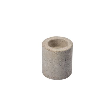 Kerzenhalter JUANJO in Betonoptik, für Teelichter und Stabkerzen, betongrau, 6,5cm, Ø6cm