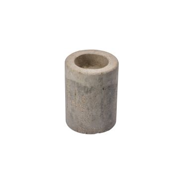Kerzenhalter JUANJO in Betonoptik, für Teelichter und Stabkerzen, betongrau, 8cm, Ø6cm