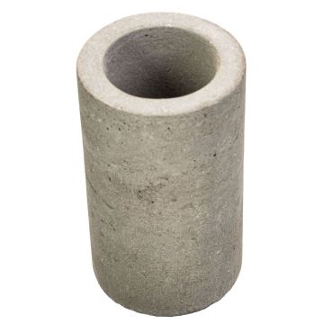 Kerzenhalter JUANJO in Betonoptik, für Teelichter und Stabkerzen, betongrau, 10cm, Ø6cm