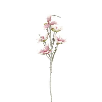 Kunststoff Magnolie NEYLA, crossdoor, weiß-rosa, 100cm, Ø12-14cm