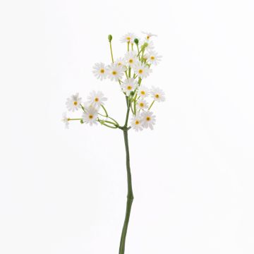 Kunst Gänseblümchen BELINA, weiß, 30cm, Ø1cm
