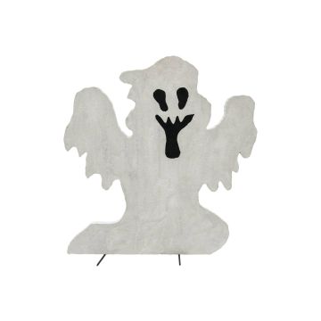 Halloween Dekofigur Silhouette Geist SPOOKY GHOST, weiß, 58cm
