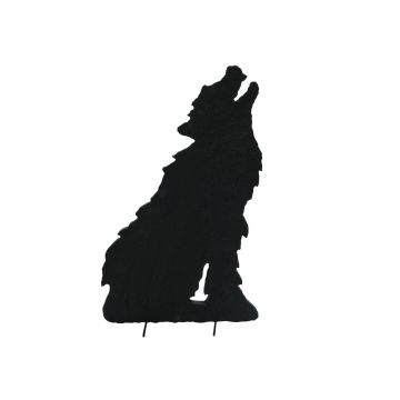 Halloween Deko Silhouette SPOOKY WOLF, schwarz, 63cm