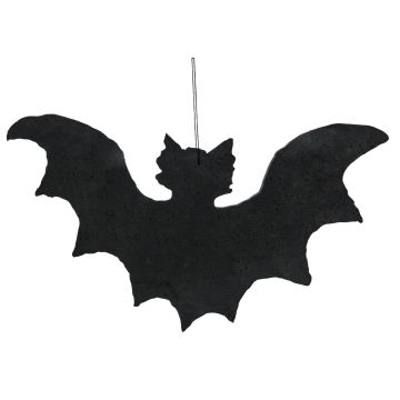 Halloween Deko Silhouette Fledermaus SPOOKY BAT, schwarz, 32cm