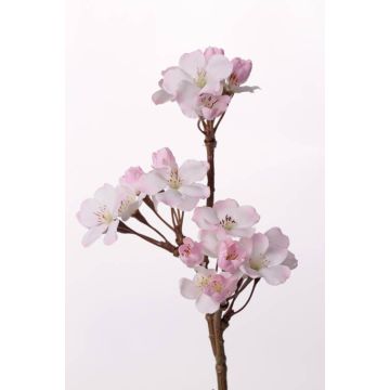 Deko Apfelblütenzweig OCHUKO, blühend, weiß-rosa, 35cm