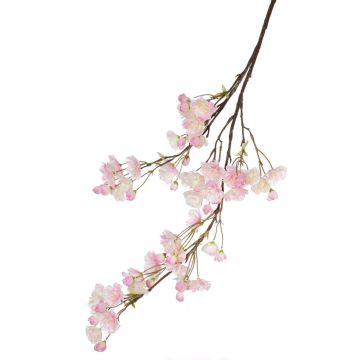 Textilzweig Japanische Blütenkirsche DJUNA, blühend, rosa, 135cm