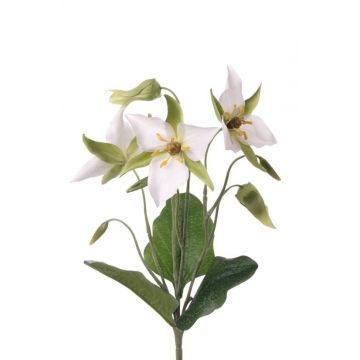 Deko Waldlilie MADIE zum Stecken, weiß-grün, 40cm, Ø10-12cm